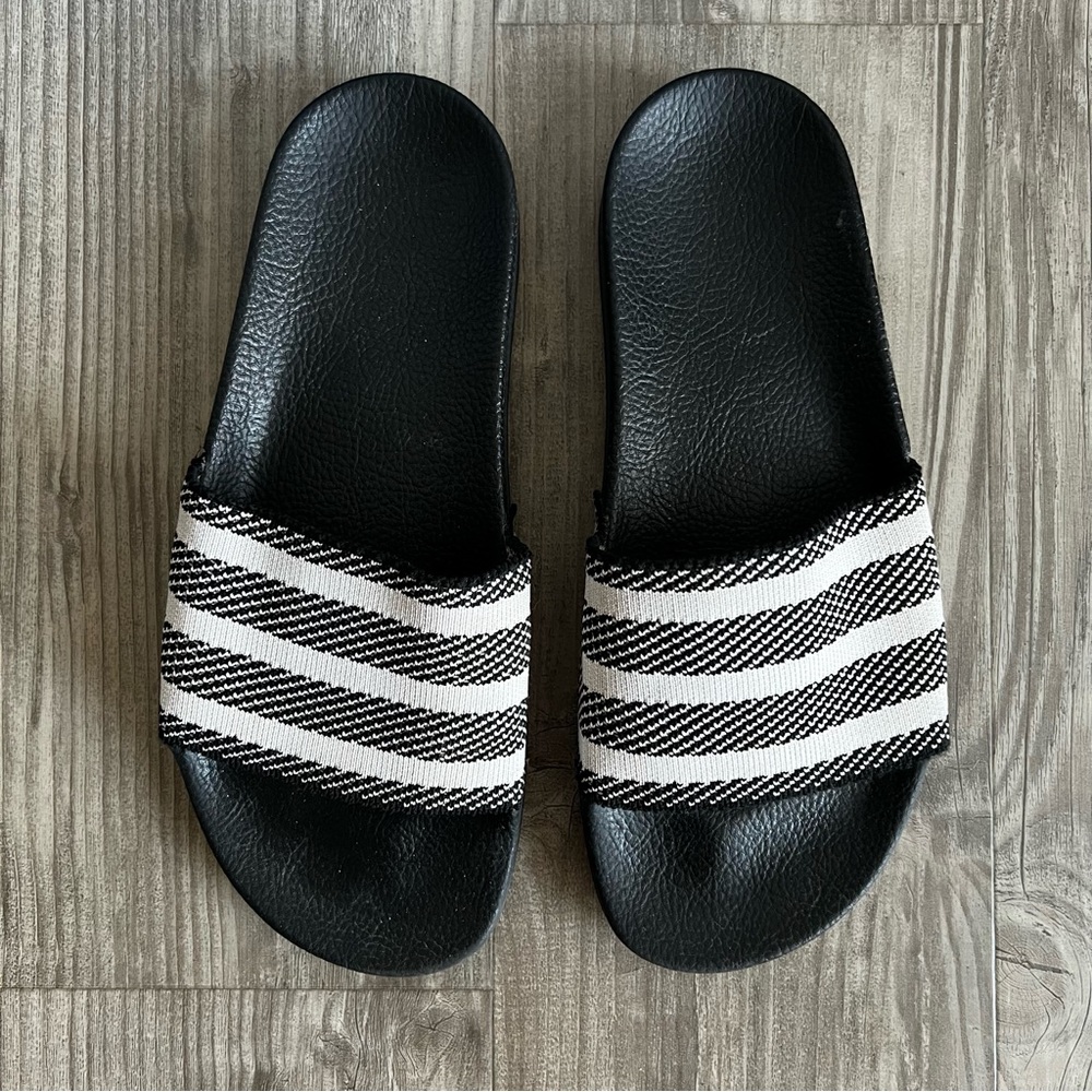 ADIDAS • Adilette Primeknit Slides - Picture 7 of 7